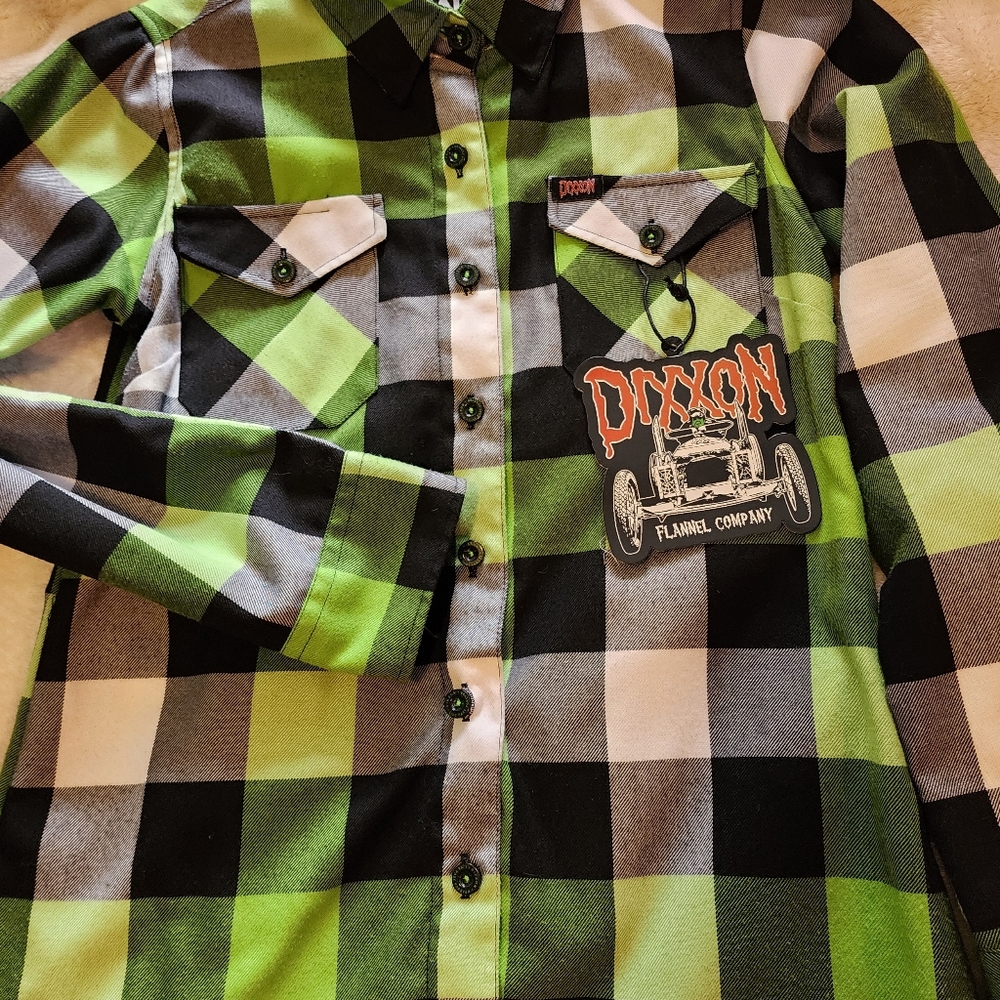 DIXXON "Dragula" Rob Zombie flannel shirt Womens sz. Small